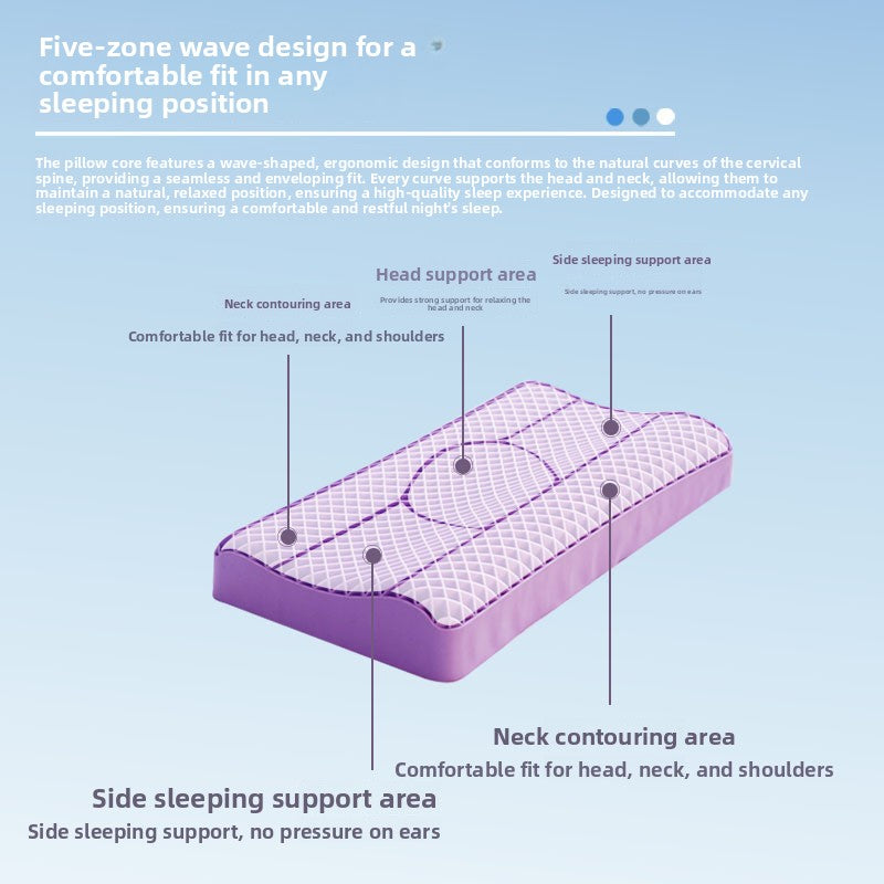 Latex Cervical Contour Pillow